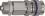 Studs for lynkobling, m. push-in ø6x4
